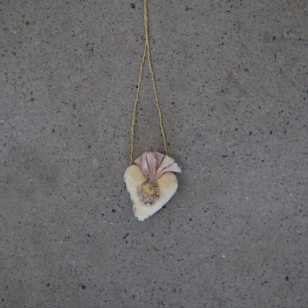 Antomoon Women's Necklace with Velvet Heart Chain ATM-Antomoon-8-8-velvet (Antomoon-8-1)